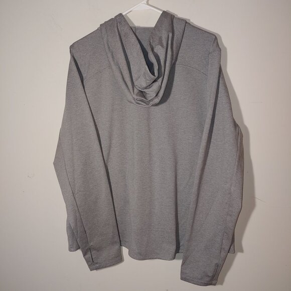 NWT Xersion Winter Fleece Fitted Jacket  With Hoodie Grey Size XL - Picture 5 of 6